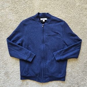 Mizzen+Main Fairway bomber jacket blue mens S